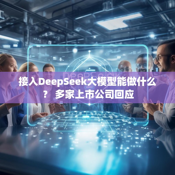 接入DeepSeek大模型能做什么？ 多家上市公司回应