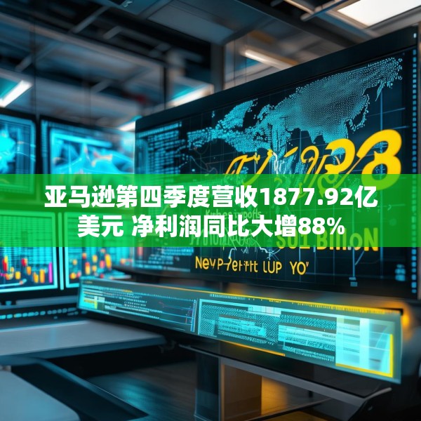 亚马逊第四季度营收1877.92亿美元 净利润同比大增88%