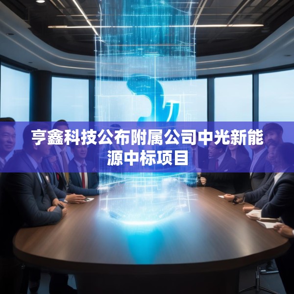 亨鑫科技公布附属公司中光新能源中标项目