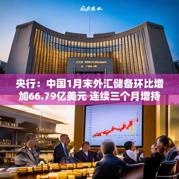 央行：中国1月末外汇储备环比增加66.79亿美元 连续三个月增持黄金