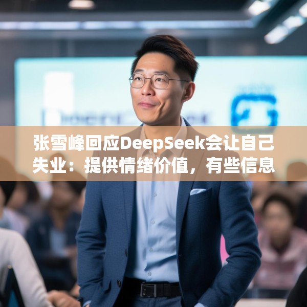 张雪峰回应DeepSeek会让自己失业：提供情绪价值，有些信息网上不公开