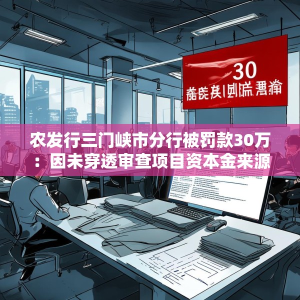 农发行三门峡市分行被罚款30万：因未穿透审查项目资本金来源