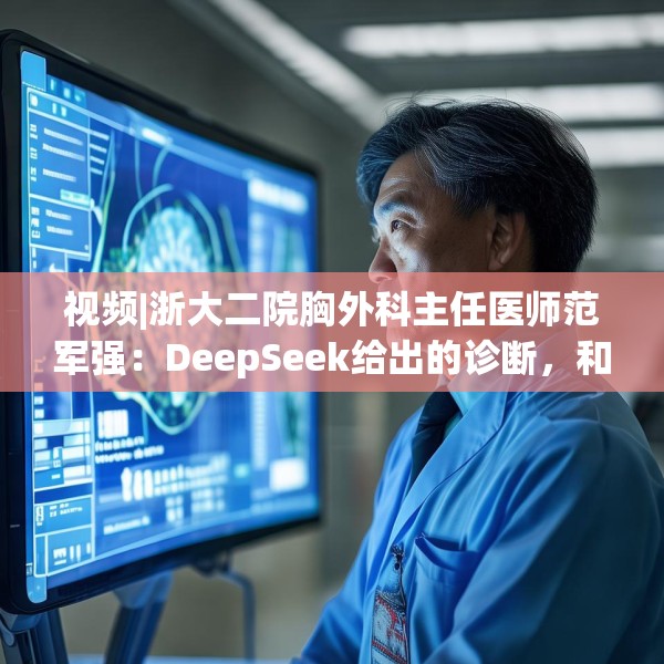 视频|浙大二院胸外科主任医师范军强：DeepSeek给出的诊断，和我们临床非常接近