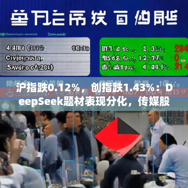 沪指跌0.12%，创指跌1.43%：DeepSeek题材表现分化，传媒股走强