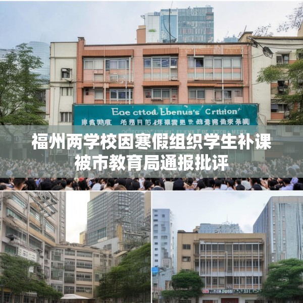 福州两学校因寒假组织学生补课被市教育局通报批评