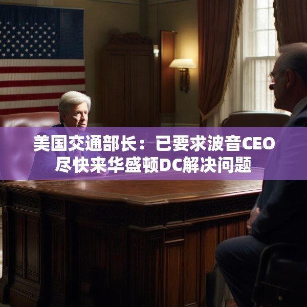 美国交通部长：已要求波音CEO尽快来华盛顿DC解决问题