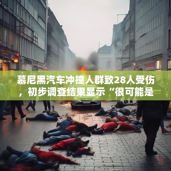 慕尼黑汽车冲撞人群致28人受伤，初步调查结果显示“很可能是恐袭”