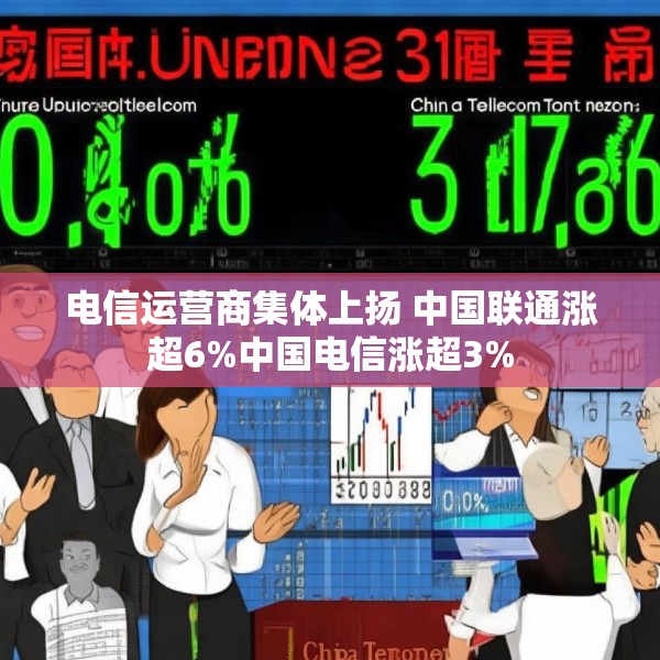 电信运营商集体上扬 中国联通涨超6%中国电信涨超3%