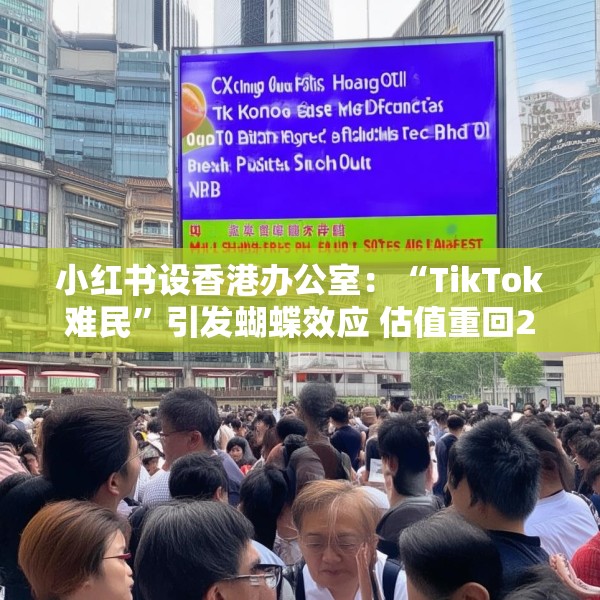 小红书设香港办公室：“TikTok难民”引发蝴蝶效应 估值重回200亿美元IPO前老股东解套？