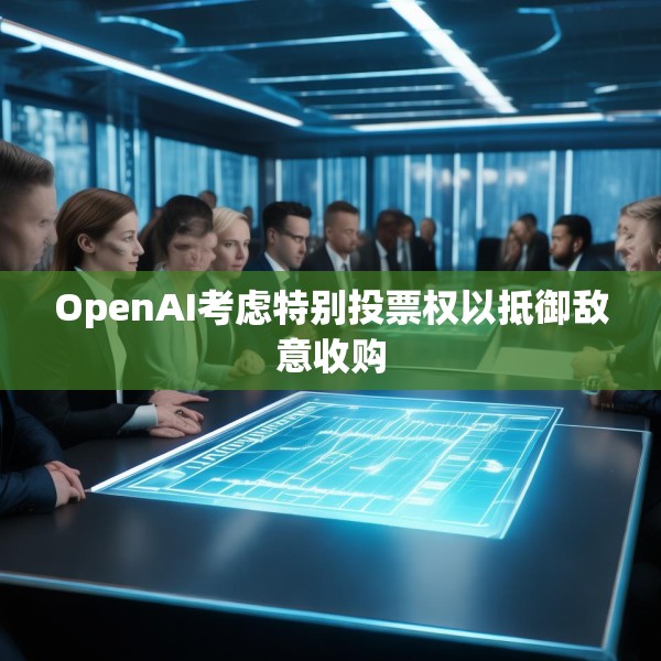 OpenAI考虑特别投票权以抵御敌意收购