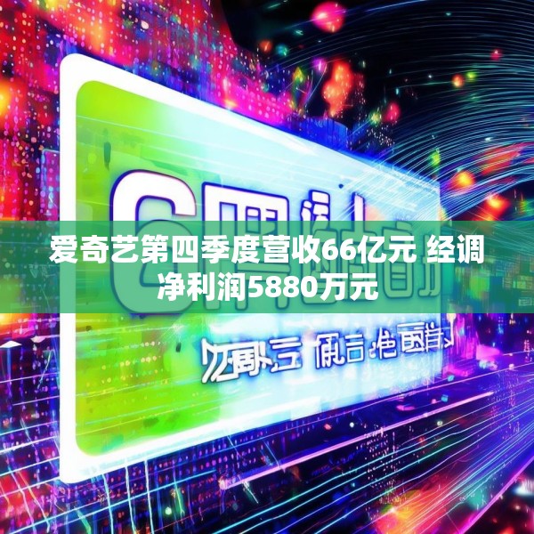 爱奇艺第四季度营收66亿元 经调净利润5880万元