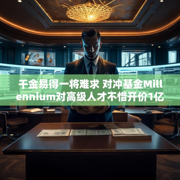 千金易得一将难求 对冲基金Millennium对高级人才不惜开价1亿美元