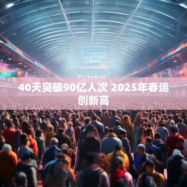 40天突破90亿人次 2025年春运创新高