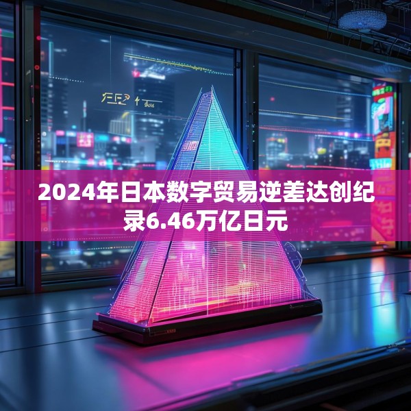 2024年日本数字贸易逆差达创纪录6.46万亿日元