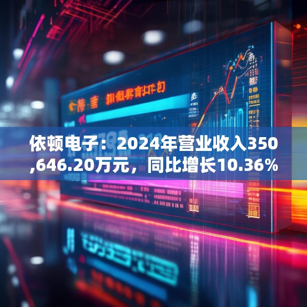 依顿电子：2024年营业收入350,646.20万元，同比增长10.36%