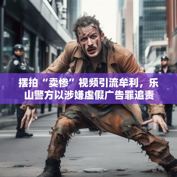 摆拍“卖惨”视频引流牟利，乐山警方以涉嫌虚假广告罪追责