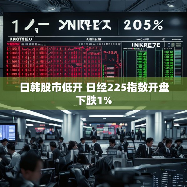 日韩股市低开 日经225指数开盘下跌1%