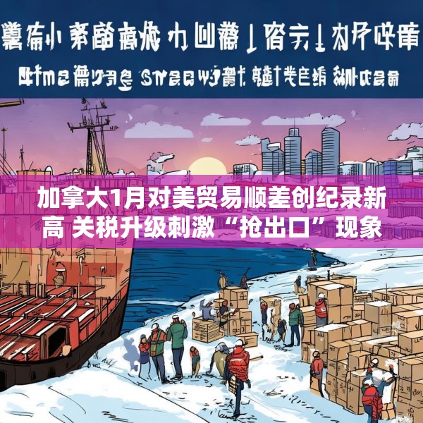 加拿大1月对美贸易顺差创纪录新高 关税升级刺激“抢出口”现象