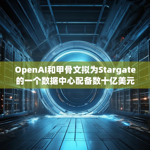 OpenAI和甲骨文拟为Stargate的一个数据中心配备数十亿美元英伟达芯片