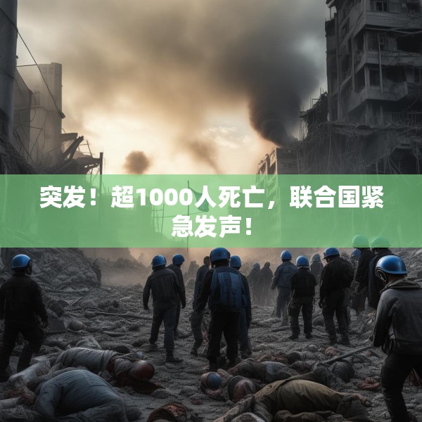 突发！超1000人死亡，联合国紧急发声！