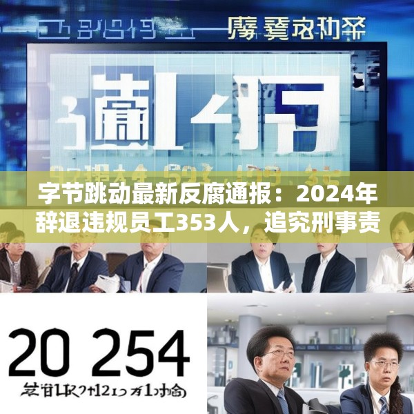 字节跳动最新反腐通报：2024年辞退违规员工353人，追究刑事责任39人