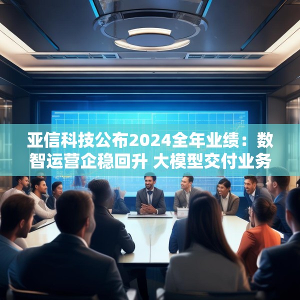 亚信科技公布2024全年业绩：数智运营企稳回升 大模型交付业务起势