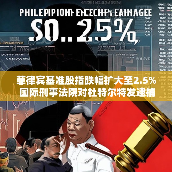 菲律宾基准股指跌幅扩大至2.5% 国际刑事法院对杜特尔特发逮捕令