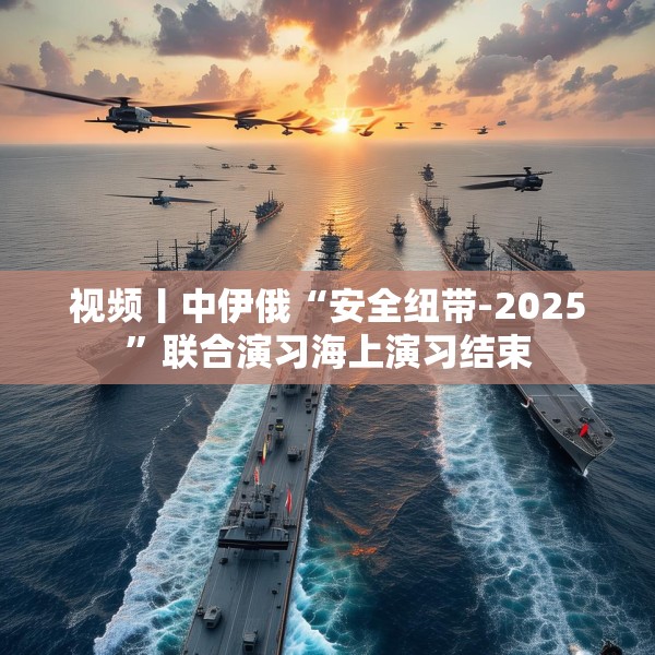 视频丨中伊俄“安全纽带-2025”联合演习海上演习结束