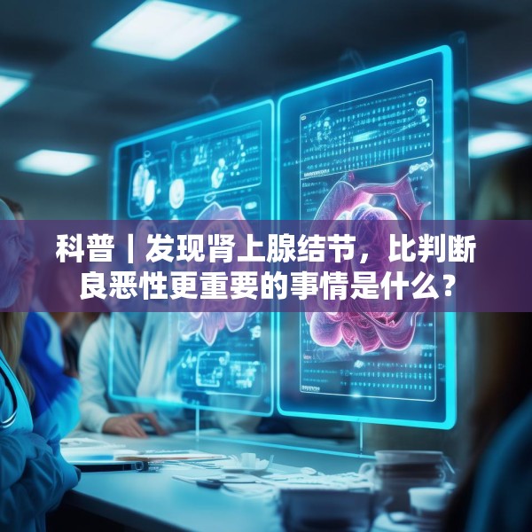 科普｜发现肾上腺结节，比判断良恶性更重要的事情是什么？