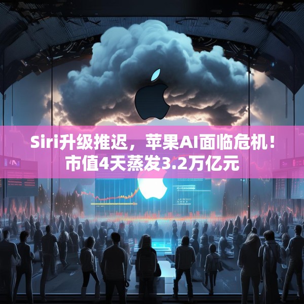 Siri升级推迟，苹果AI面临危机！市值4天蒸发3.2万亿元