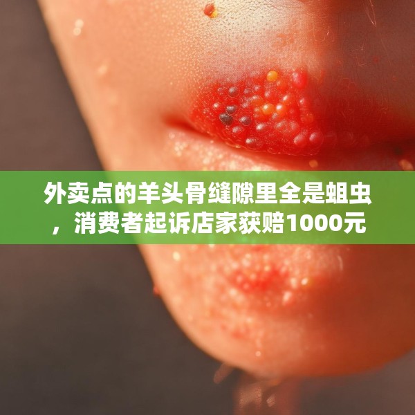 外卖点的羊头骨缝隙里全是蛆虫，消费者起诉店家获赔1000元