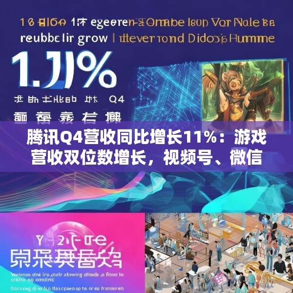 腾讯Q4营收同比增长11%：游戏营收双位数增长，视频号、微信小店等业务贡献增加