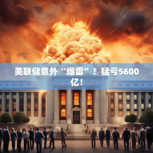 美联储意外“爆雷”！猛亏5600亿！