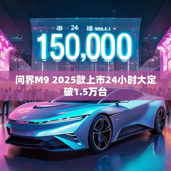 问界M9 2025款上市24小时大定破1.5万台